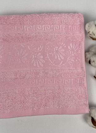 Рушник cottonize 50х90 cod 137 рожевий