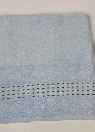 Полотенце ae 70x140 nitka голубой
