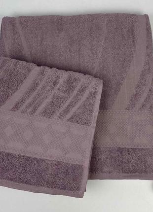 Набор полотенец 2 шт stars фиолетовый