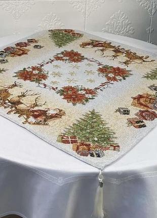 Квадрат sagol новогодний 80х80 st-165