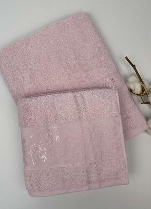 Набор полотенец 2 шт buse грязно-розовый в фирменной коробке