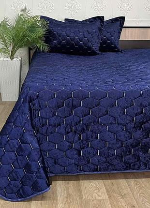 Покрывало ayberk clara 250x260 lazivert