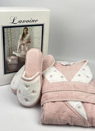 Халат женский maison d'or lavoine butterflu rose l