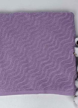 Полотенце hanibaba 70х140 microcotton фиолетовый