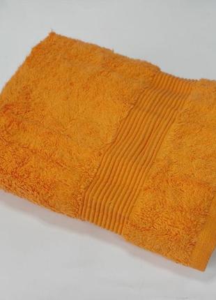 Рушник cottonize 70х140 однотонне 912 помаранчевий
