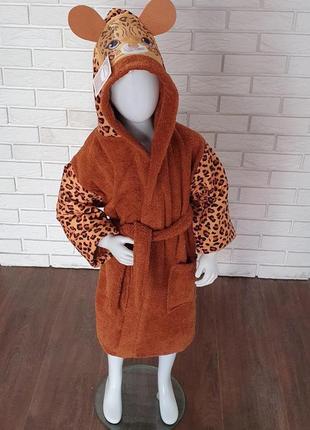 Халат дитячий minteks 1-2 г лео mod 1