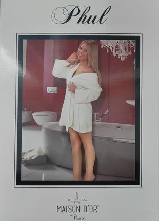 Халат жіночий maison d'or phul dark burgundy m