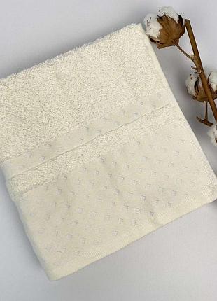 Полотенце cottonize 50х90 cod138 молочный