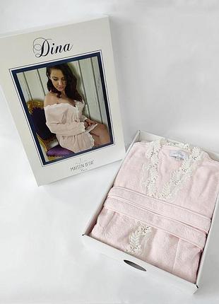 Халат женский maison d'or dina rose color s