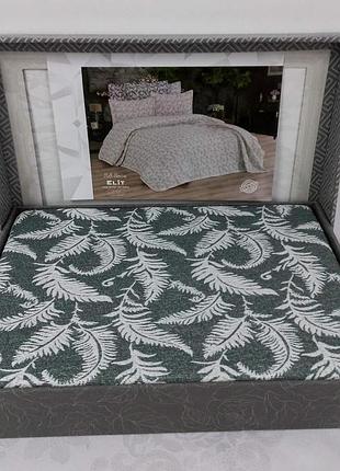 Покривало my bed soft serie 240x260 з наволочками elit green