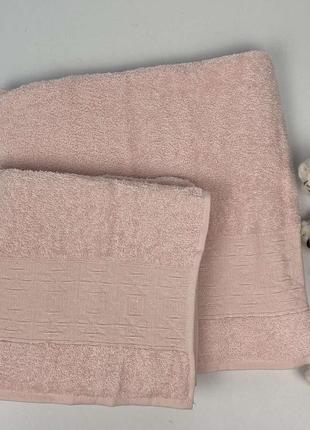 Набір рушників ае 2 шт shine рожевий у фірмовій коробці