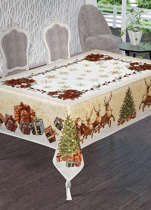 Скатертина sagol новорічна 140х180 st-165