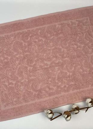 Рушник-килимок для ніг 50х70 vika світло-рожевий