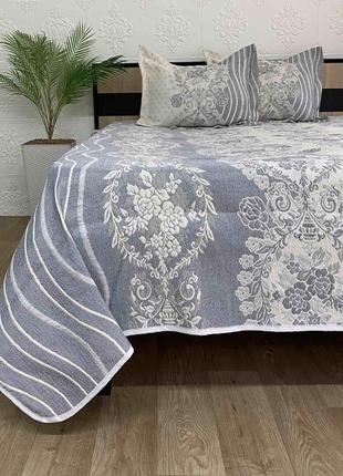 Покривало moda box 240x260 з наволочками sevde gri
