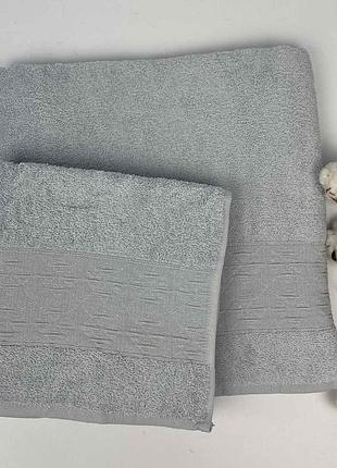Набор полотенец ае 2 шт shine голубой в фирменной коробке