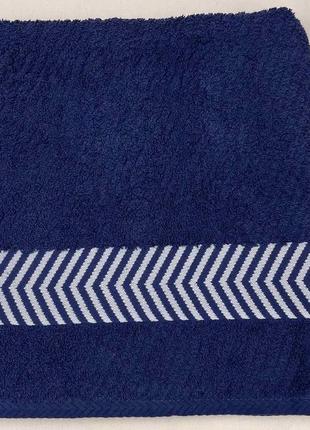 Полотенце cottonize 70х140 cod411 темно-синий