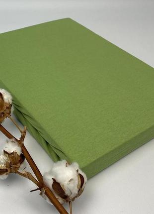 Простирадло на гумці le vele 140-160x200 stretch green