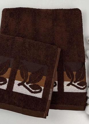 Набор полотенец 2 шт gelincik шоколадный