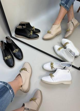 Новинка 2023!  легкие утонченные лоферы зарин кожа натуральная