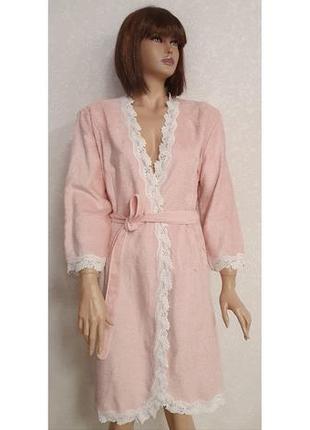 Халат женский maison d'or dina pink l
