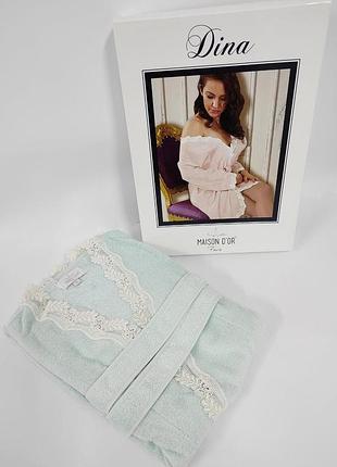 Халат женский maison d'or dina mint m