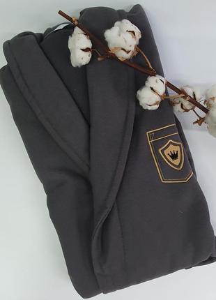 Халат мужской maison d'or morelli grey s