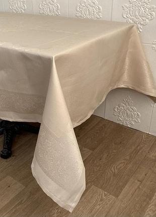 Скатерть masali тефлон 140x180 model 504 cappucino