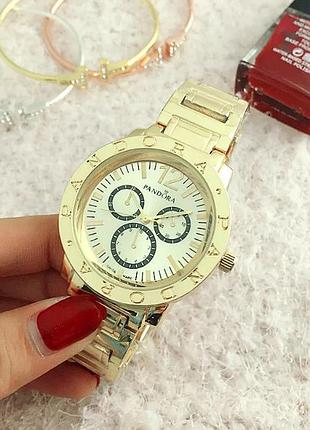 Часы женские пандора золото