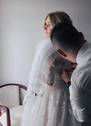 Свадебное платье 2018 naviblue 17004 цвет айвори3 фото