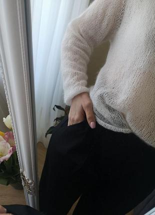 Светр білий павутинка 4