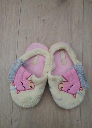 Тапочки, тапки с единорогом, шепки