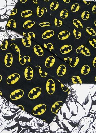 Флисовая пижама кигуруми с логотипами бэтмен batman dc comics5 фото