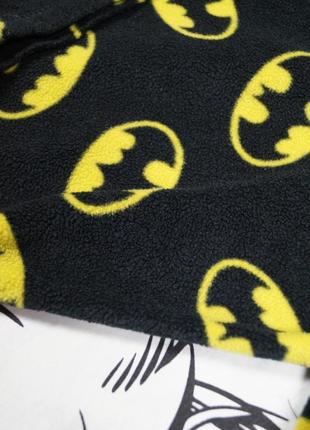 Флисовая пижама кигуруми с логотипами бэтмен batman dc comics7 фото