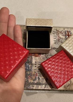 Футляр коробка картон для украшений 3 цвета6 фото