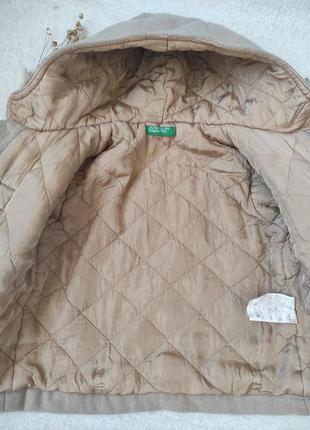 Стильное пальто benetton куртка плащик деми 74 см 9-12 мес6 фото