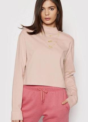 Кофта напівгольф nike блузка sportswear dm2792 рожевий loose fit