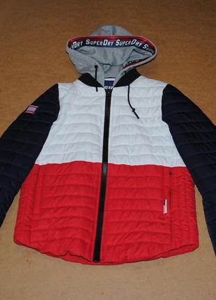 Superdry куртка пуховик супердрай из новых
