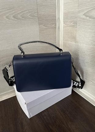 Сумочка 👜 сумка жіноча сумка на плече сумка синя сумочка для дівчини4 фото