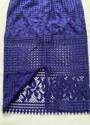 Сукня по фігурі насичено синього кольору river island8 фото
