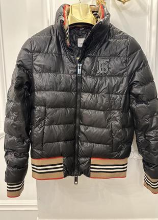 Куртка модного дому burberry, оригінал, натуральний пух