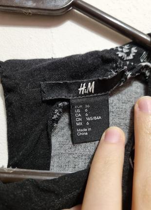 Туника футболка черная h&amp;m5 фото