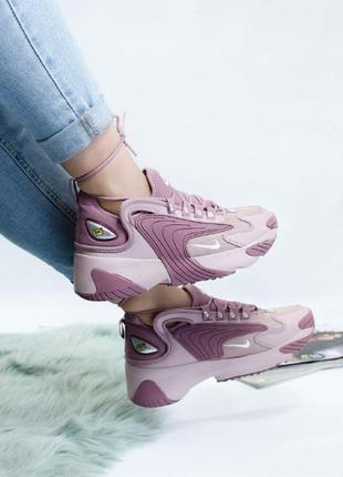 Шикарные женские кроссовки nike zoom 2k pink