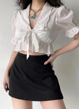 Топ блузка сорочка вінтаж панк