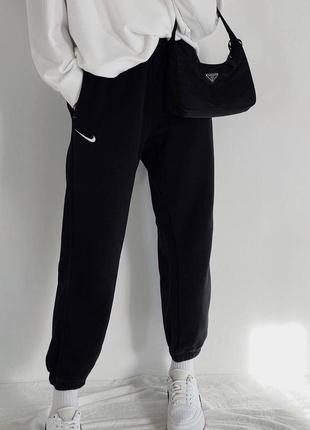 Спортивные штаны джоггеры оверсайз в стиле nike7 фото