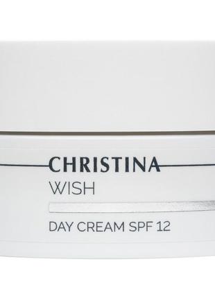 Денний крем для обличчя spf 12 christina wish day cream spf 12, 50 мл