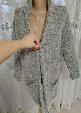 Кардиган пальто сіре