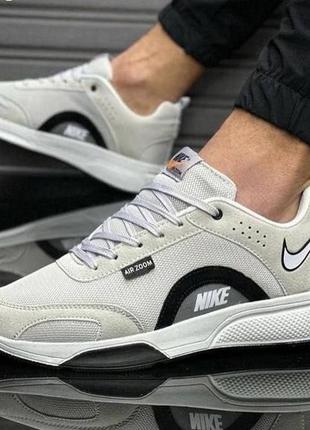 Кроссовки nike air zoom grey
