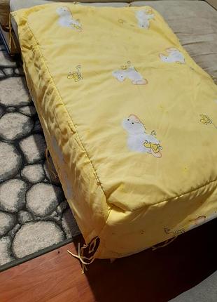 Наматрассник с бортами
в детскую кроватку