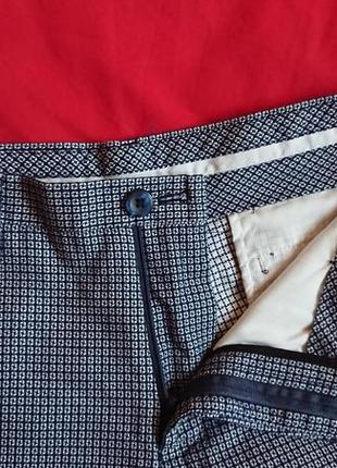 Брендові фірмові котонові демісезонні літні брюки zara men, розмір 32,100% котон.4 фото