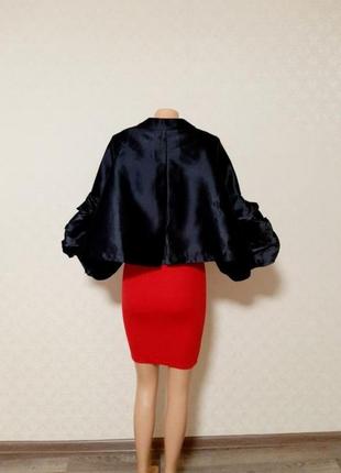 Распродажа♥️стильный, трендовый, оригинальный дизайнерский пиджак с обьемными рукавами на подкладе🔥6 фото